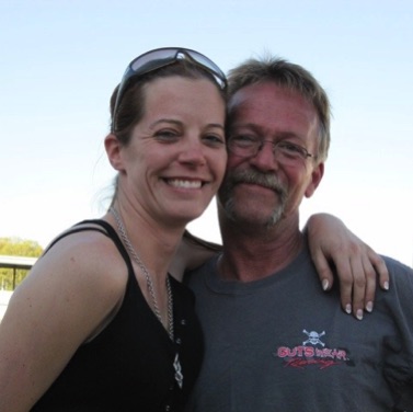 Amanda & crew chief, Mark Funk